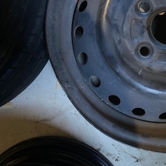 引き取り予定者決定スチールホイールの画像