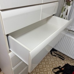 ニトリ　タンス白2の画像