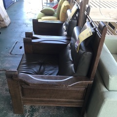 ジャングルジャングル貝塚店　1人用ソファ　1人掛け　ソファー　レザー　お洒落　貝塚市　二色浜　リサイクルショップの画像