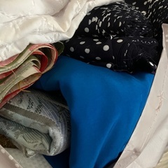 たくさんの生地の画像