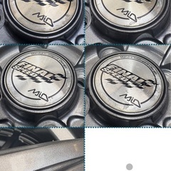 ㊲155/65R14 新品冬用タイヤと中古ホイールとナット付きの画像