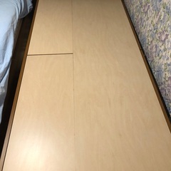 木製 シングルベッド 1台 中古美品 無料 引取り限定の画像