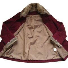 ■ファー取り外しコート■ＵＳＥＤの画像