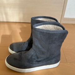 無印良品　裏ボア付ブーツの画像