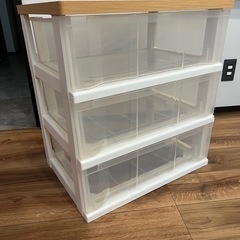 引き出し ケース 3段の画像