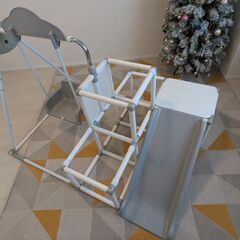 おりたたみわんぱくスライダージム ブランコ付きDXの画像