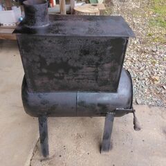 自作薪ストーブの画像