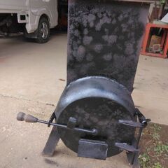 自作薪ストーブの画像