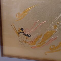 【佐野宏采模刻】　打吹山の天女伝説　　の画像