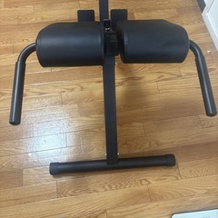 リーディングエッジ バックエクステンションベンチ 折り畳み式 耐荷重110kg 角度調整機能 背筋 側腹筋 腹筋 トレーニング用 LE-HRC ブラックの画像