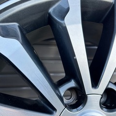 プラド　純正19インチホイール　ブリヂストン　スタッドレスタイヤ　4本セットの画像