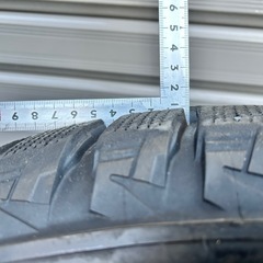 プラド　純正19インチホイール　ブリヂストン　スタッドレスタイヤ　4本セットの画像