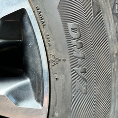 プラド　純正19インチホイール　ブリヂストン　スタッドレスタイヤ　4本セットの画像