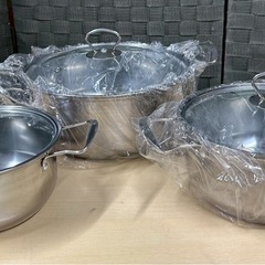 【中古品】鍋 3点セットの画像
