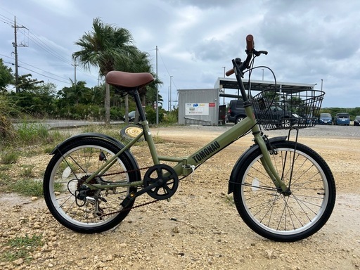 ★美車★20インチ★折り畳み自転車★6段変速★シート綺麗★早期取引希望★