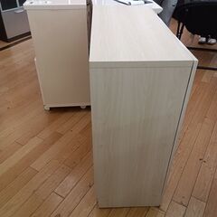 ★リユースのサカイつくば店★TK7379  レンジ台 ホワイト H90×D38×W90 クリーニング済みの画像