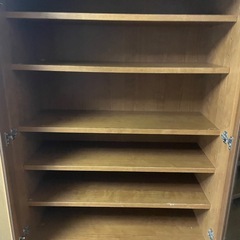 無料！！大型食器棚／195×86×46／まだ使えます／お譲りしますの画像