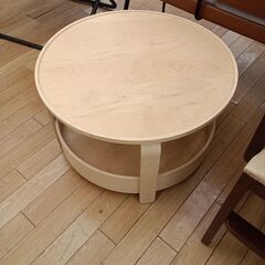 ★リユースのサカイつくば店★TK7380 IKEA コーヒーテーブル ナチュラル H43×D×W70 クリーニング済みの画像