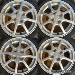 スタッドレス☃️155/65-14 ダイハツ純正ホイール　ウインターマックス　ダンロップの画像