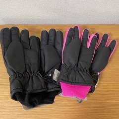 新品！防水インナー内蔵手袋　男女ペアセットの画像