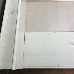 ニトリ　ベッドフレーム　セミダブル　収納付きの画像