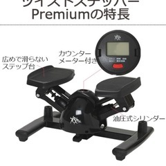 オアシス、ルネサンス【ツイストステッパー正規品】男女兼用ステッパー ツイストステッパー Premium SP-400 | 美脚 くびれ ながら お腹痩せ 静音 ウォーキング ダイエット 有酸素運動 ツイスト 宅トレ 筋トレ 体幹 ダイエット器具 脂肪燃焼 足踏み健康器具 おしゃれOasis Renaissanceの画像