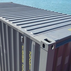 20ft新品コンテナ（ワンウェイ使用）スレートグレーの画像