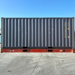 20ft新品コンテナ（ワンウェイ使用）スレートグレーの画像