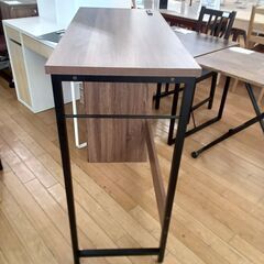 ★リユースのサカイつくば店★TK7387  デスク ブラウン H101×D45×W98 クリーニング済みの画像