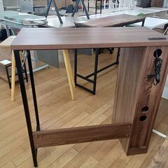 ★リユースのサカイつくば店★TK7387  デスク ブラウン H101×D45×W98 クリーニング済みの画像
