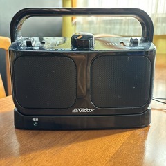 Victor テレビ用　ワイヤレススピーカー　ブラックの画像