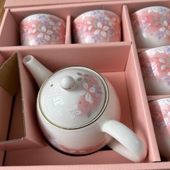 未使用　ポット茶器セットの画像