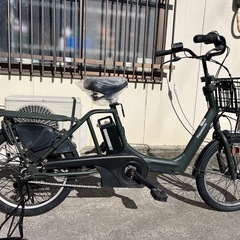 🉐490🉐バッテリー長持ち🉐🉐 パナソニック20インチ電動自転車🈹現車確認🉑の画像
