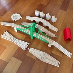 きかんしゃトーマスシリーズ IKEA BRIO木製 鉄道 玩具 66点セットの画像