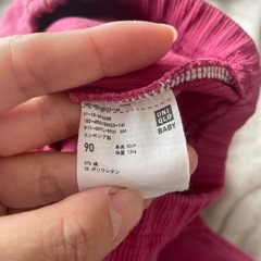 ユニクロ　90サイズ　ズボン　ピンクの画像