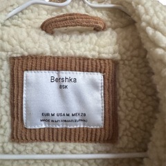 Bershka コーデュロイ　ボアジャケットの画像