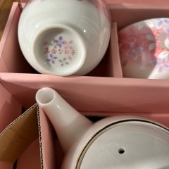 未使用　ポット茶器セットの画像