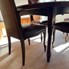ダイニングテーブル　椅子✖️6の画像