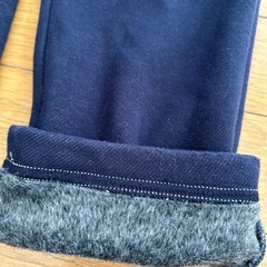 未使用　組曲裏起毛パンツ　140150160の画像