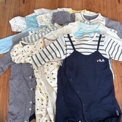 新生児用ベビー服26点まとめ売りの画像
