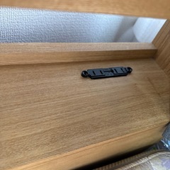 収納付きベッドマットレス付きの画像