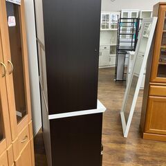 ★リユースのサカイ水戸店★  レンジボード ブラウン H186×D48.5×W116.5 クリーニング済み MT6352の画像