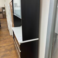 ★リユースのサカイ水戸店★  レンジボード ブラウン H186×D48.5×W116.5 クリーニング済み MT6352の画像