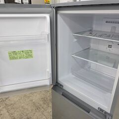 J2177【リユースのサカイ柏店】SHARP　シャープ ２ドア 冷蔵庫　SJ-D15G-S　2020年製　クリーニング済み 参考価格 39,600円の画像