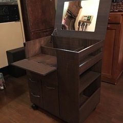 木製コスメワゴン（自主制作）の画像