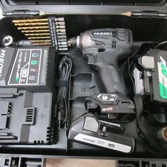 美品☆ハイコーキ コードレスインパクトドライバ 18V WH18DDL2の画像