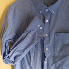 [Lucky Charm] シャツ メンズ オックスフォード ボタンダウン 透湿素材 サイズ（XL）の画像