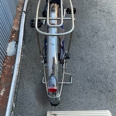 735  パナソニック最新機種電動アシスト自転車viviDX26インチブルーボディーの画像