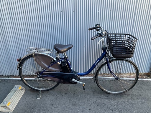 735  パナソニック最新機種電動アシスト自転車viviDX26インチブルーボディー