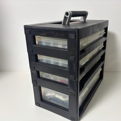 アイリスオーヤマ IRISOYAMA 4段 ツールケースストッカー 工具箱 工具ケース 収納 収納ケース 作業 mw0835の画像